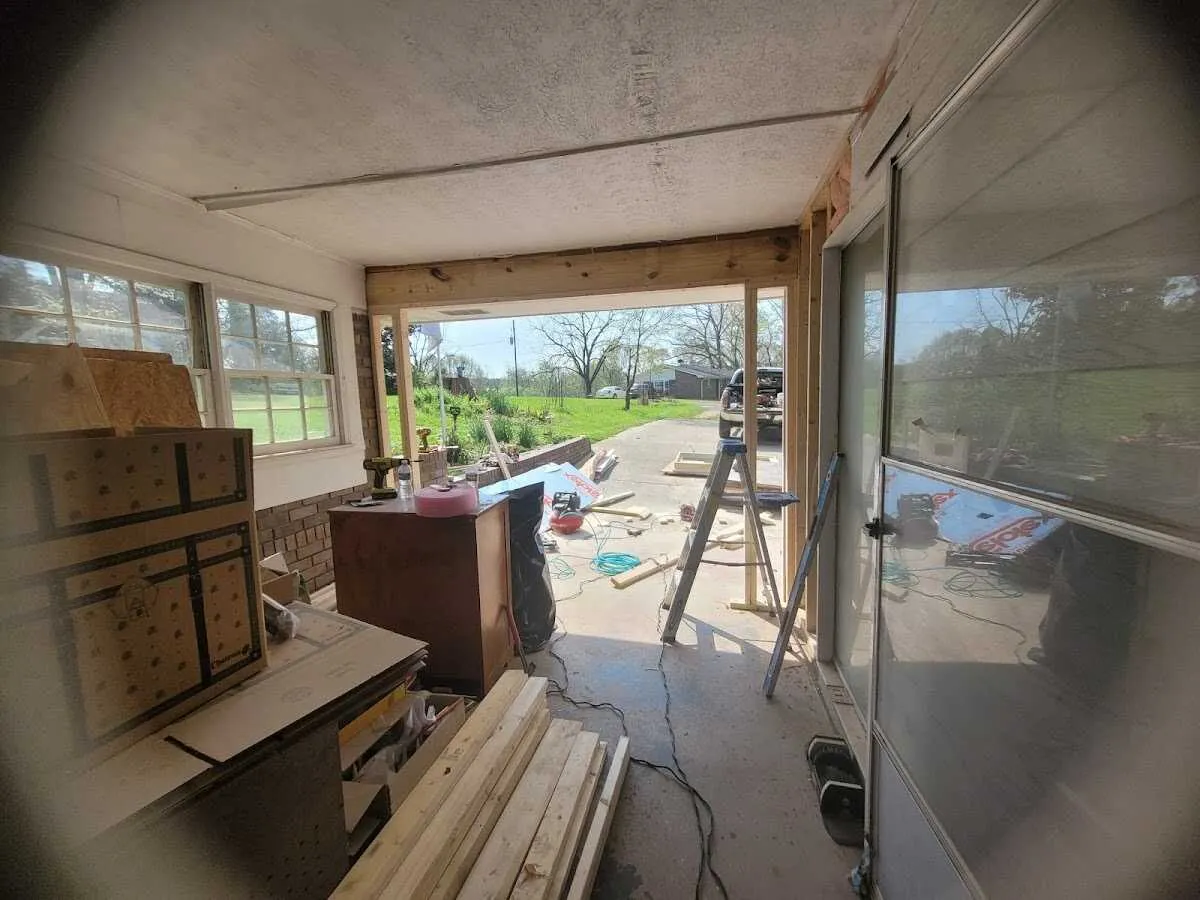 Air movers and dehumidifier for Water Mitigation Services in Denton